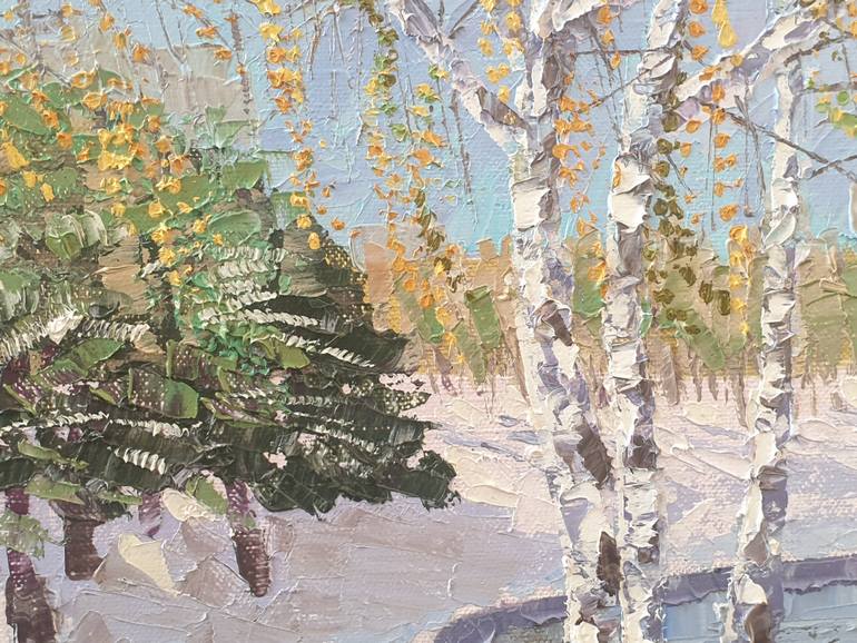 Original Impressionism Landscape Painting by Serhii Hontarovskyi