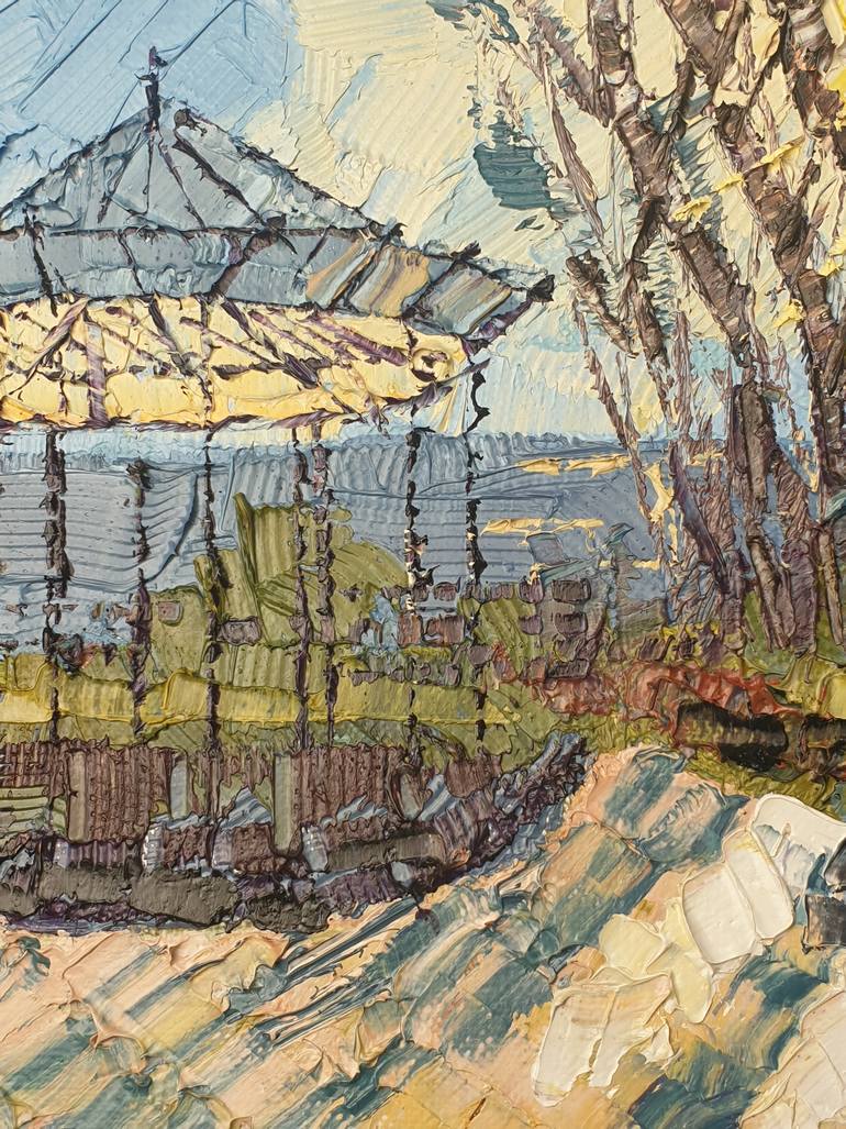 Original Impressionism Cities Painting by Serhii Hontarovskyi