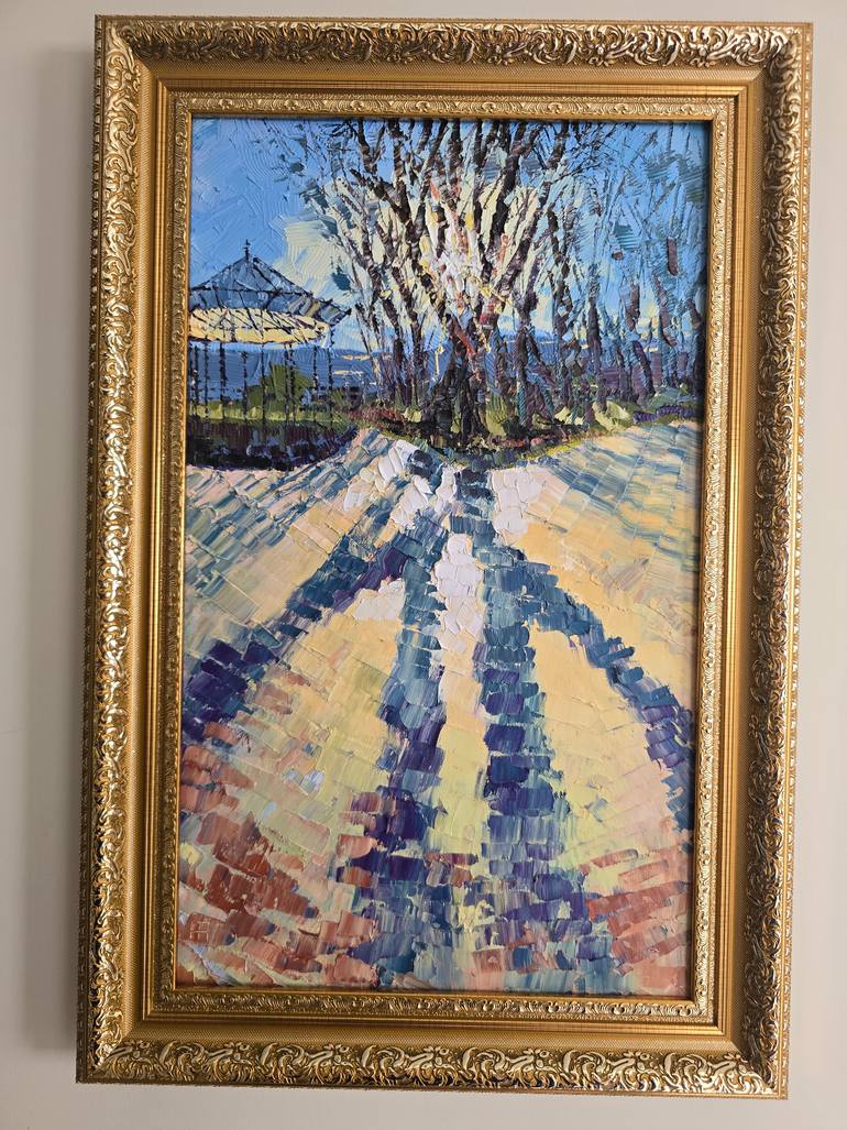 Original Impressionism Cities Painting by Serhii Hontarovskyi