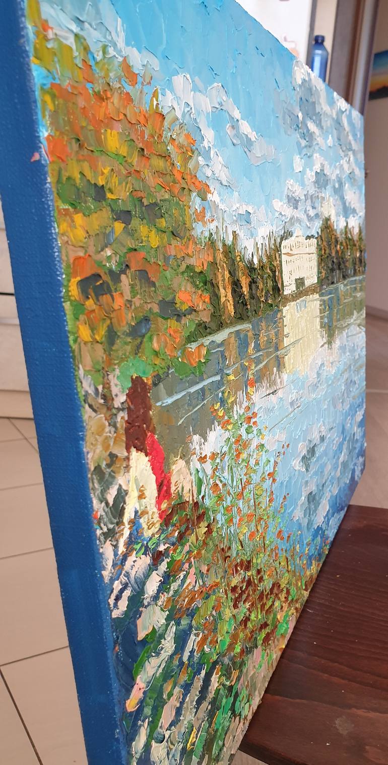 Original Impressionism Landscape Painting by Serhii Hontarovskyi