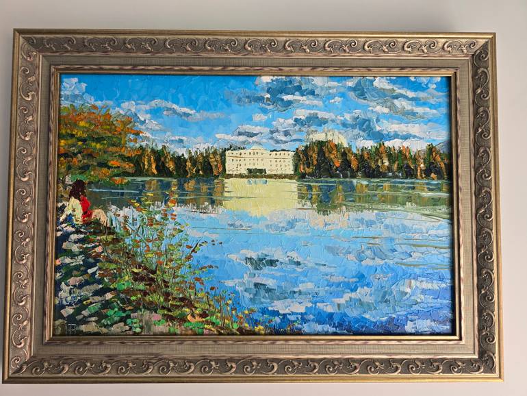 Original Impressionism Landscape Painting by Serhii Hontarovskyi