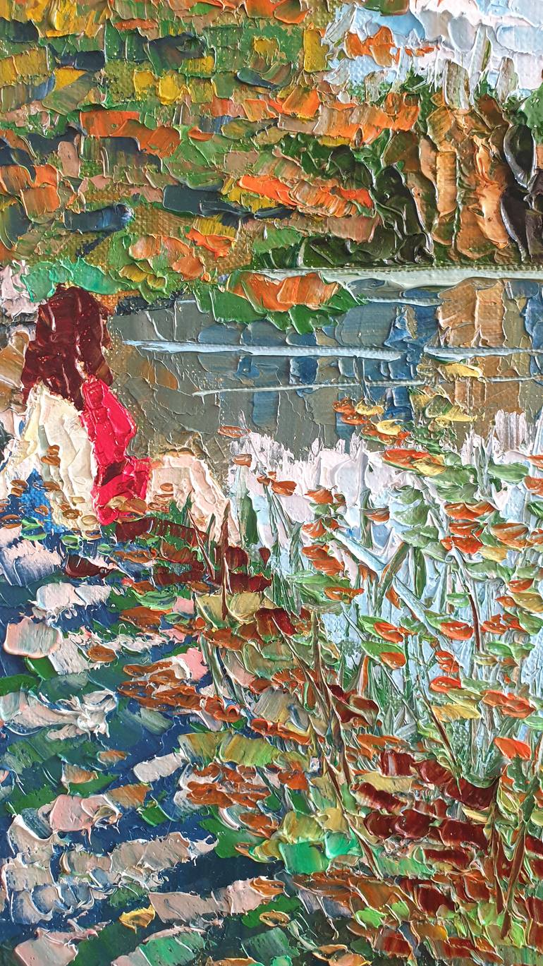 Original Impressionism Landscape Painting by Serhii Hontarovskyi