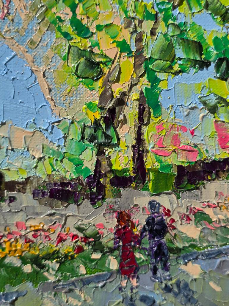 Original Impressionism Cities Painting by Serhii Hontarovskyi