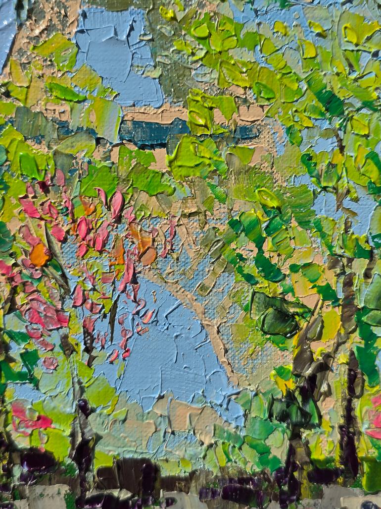 Original Impressionism Cities Painting by Serhii Hontarovskyi