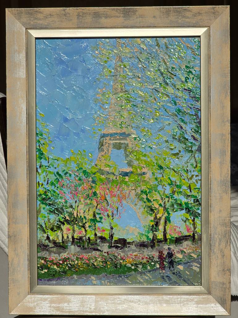Original Impressionism Cities Painting by Serhii Hontarovskyi