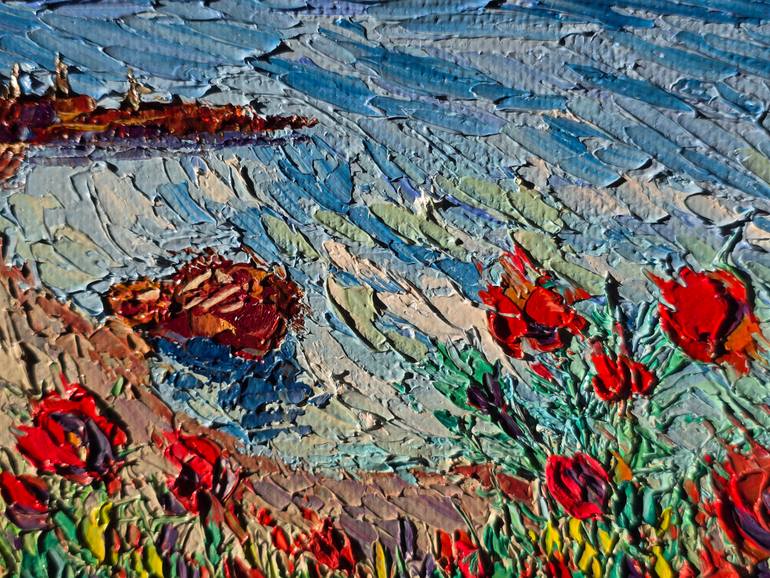 Original Impressionism Seascape Painting by Serhii Hontarovskyi