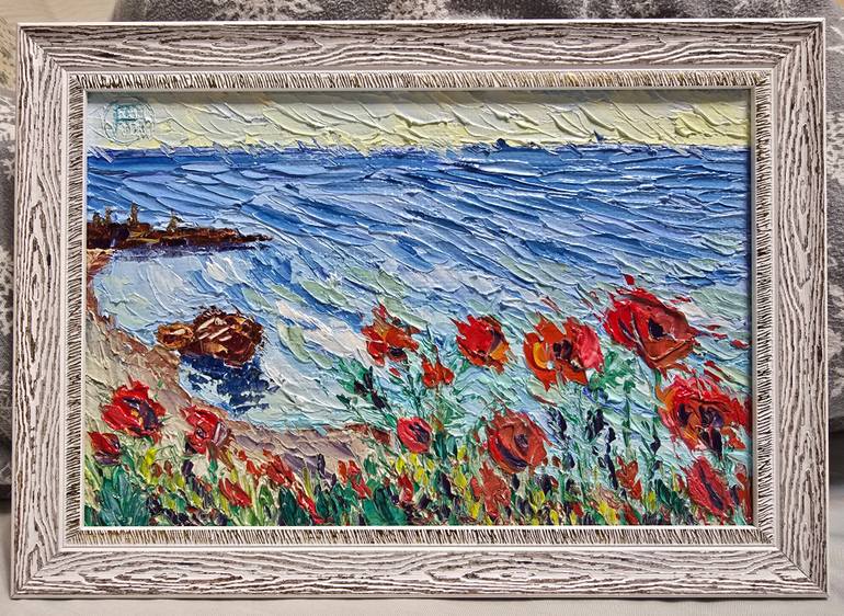 Original Impressionism Seascape Painting by Serhii Hontarovskyi