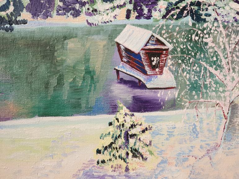 Original Impressionism Landscape Painting by Serhii Hontarovskyi