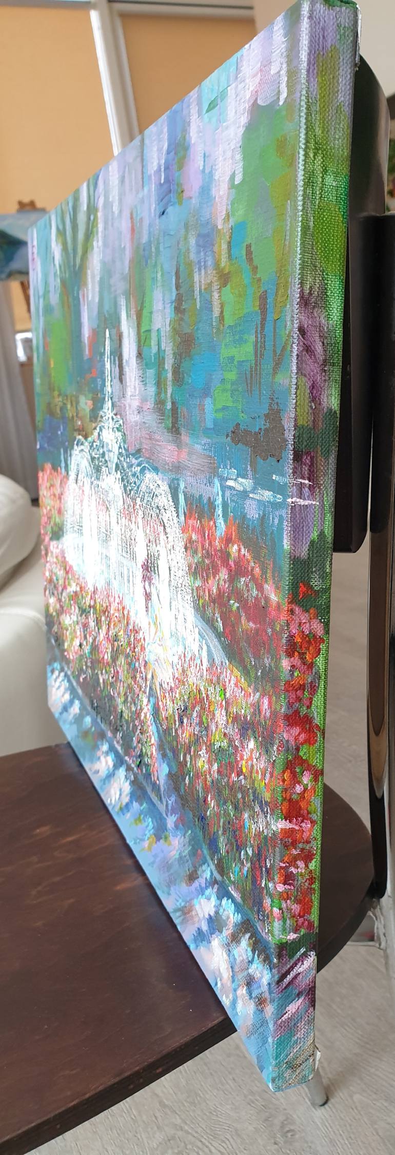 Original Impressionism Cities Painting by Serhii Hontarovskyi