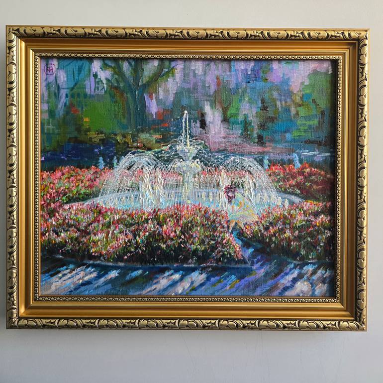 Original Impressionism Cities Painting by Serhii Hontarovskyi
