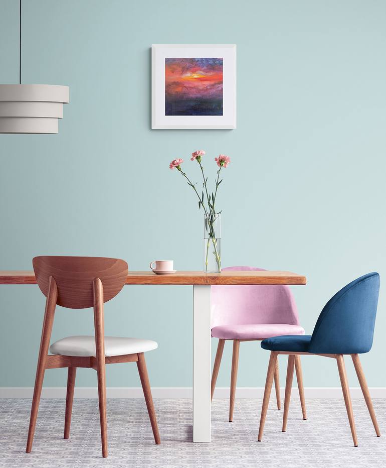 Original Abstract Expressionism Abstract Painting by Anca Elena Caraman