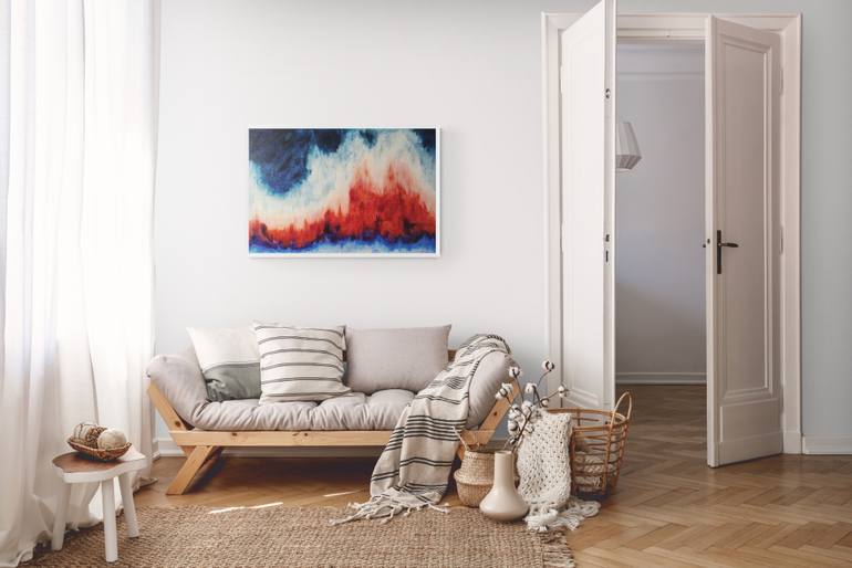 Original Abstract Love Painting by Anca Elena Caraman