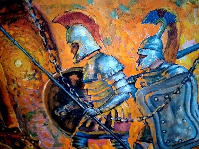 Original Fine Art Performing Arts Painting by Bakhtiyar Urakov