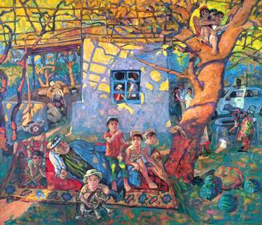 Original Impressionism Performing Arts Paintings by Bakhtiyar Urakov