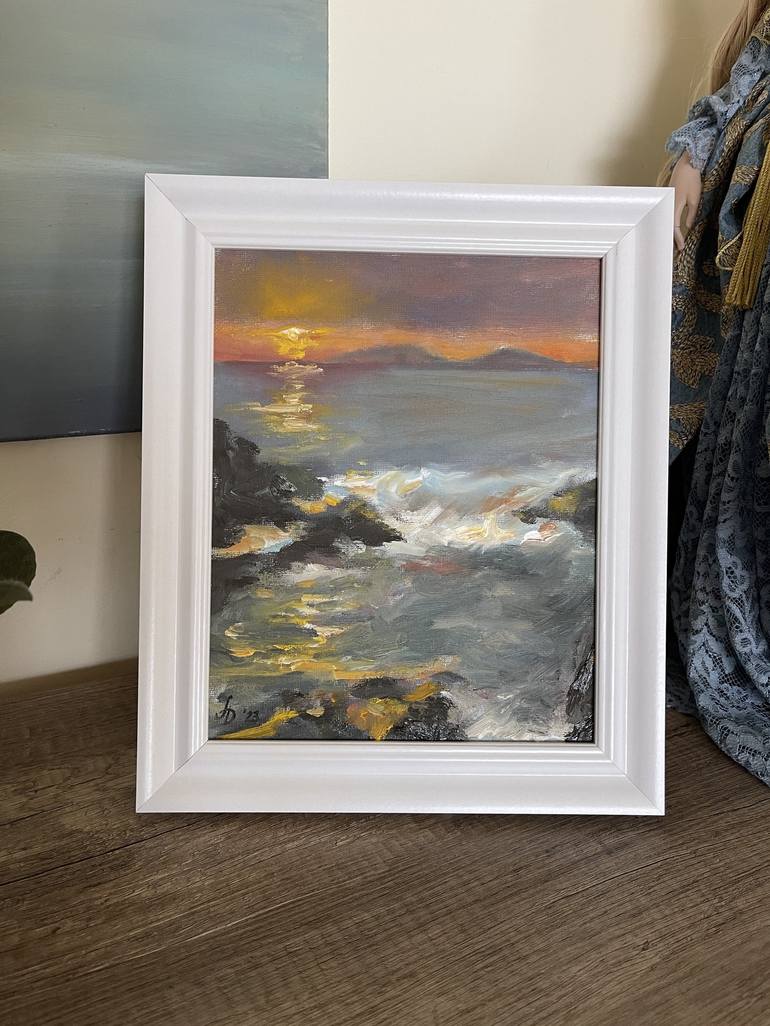 Original Contemporary Seascape Painting by Ana Delgado