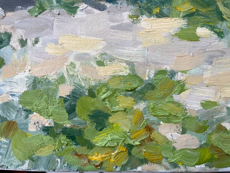 Original Impressionism Landscape Painting by Ana Delgado