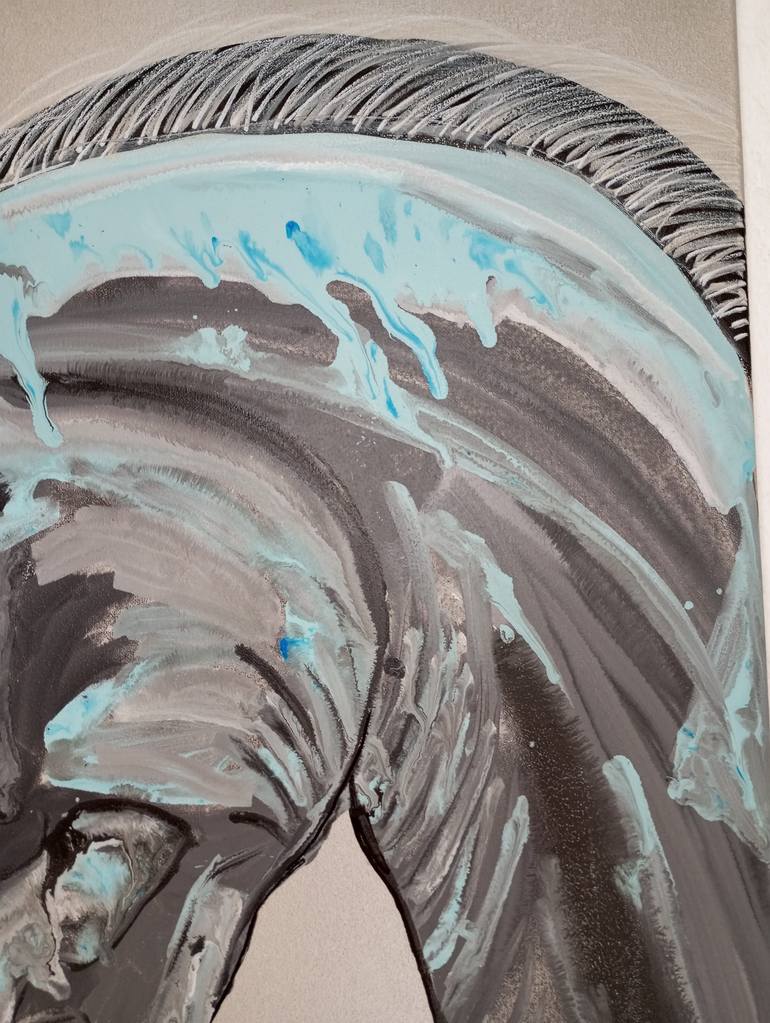 Original Abstract Animal Painting by Nicole Legendre