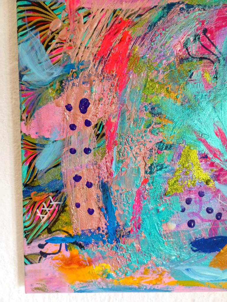 Original Abstract Expressionism Abstract Painting by Nicole Legendre