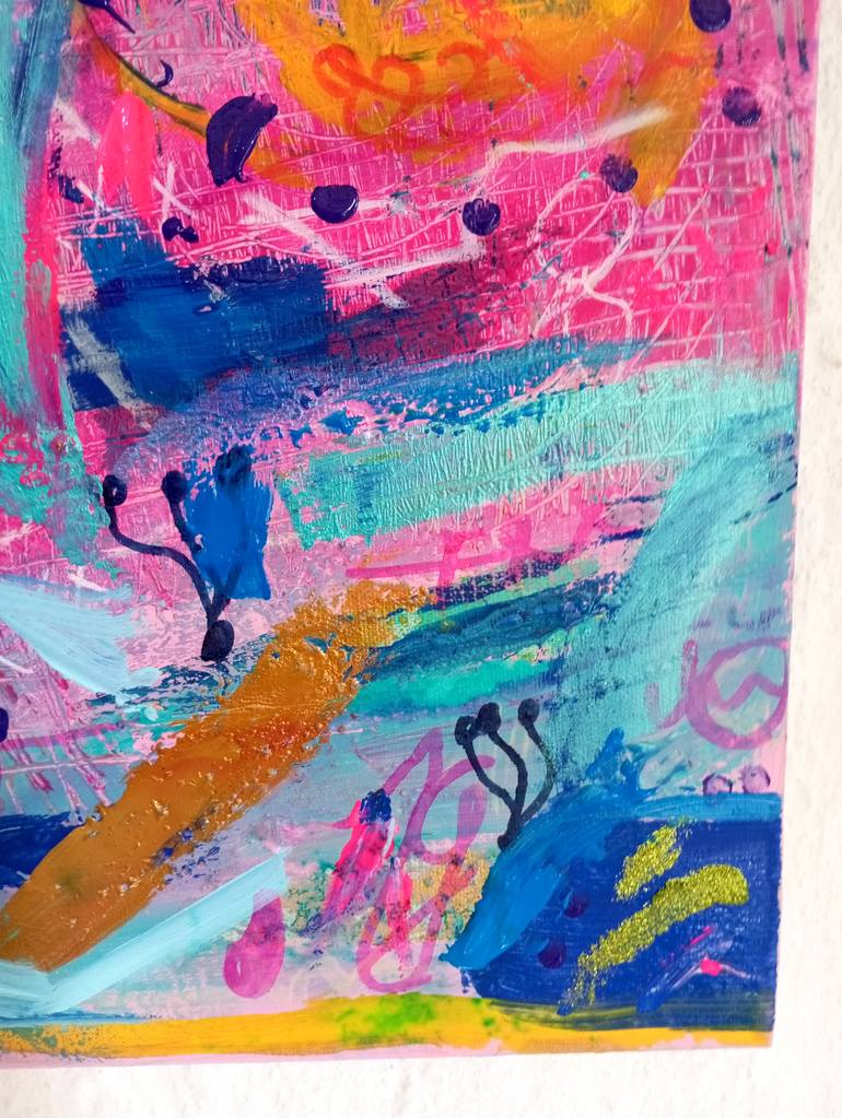 Original Abstract Expressionism Abstract Painting by Nicole Legendre