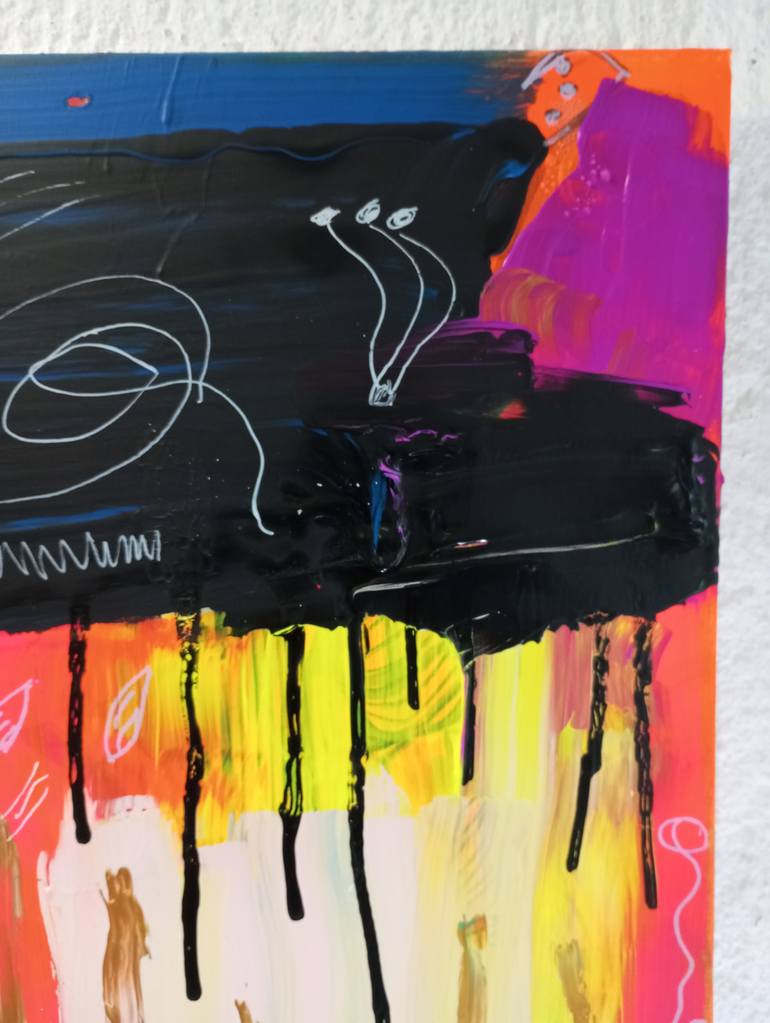 Original Abstract Expressionism Abstract Painting by Nicole Legendre