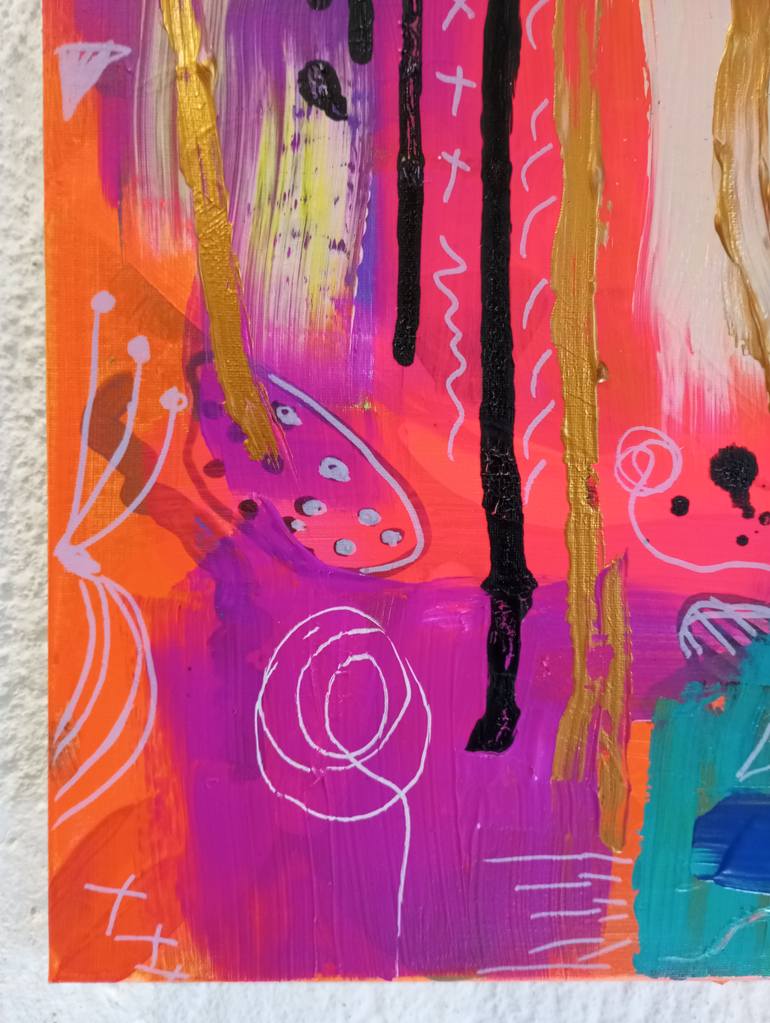 Original Abstract Expressionism Abstract Painting by Nicole Legendre
