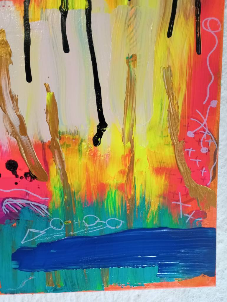Original Abstract Expressionism Abstract Painting by Nicole Legendre
