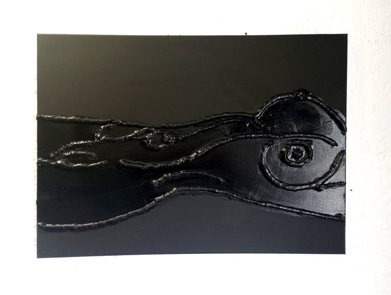 Original Minimalism Nude Painting by Nicole Legendre