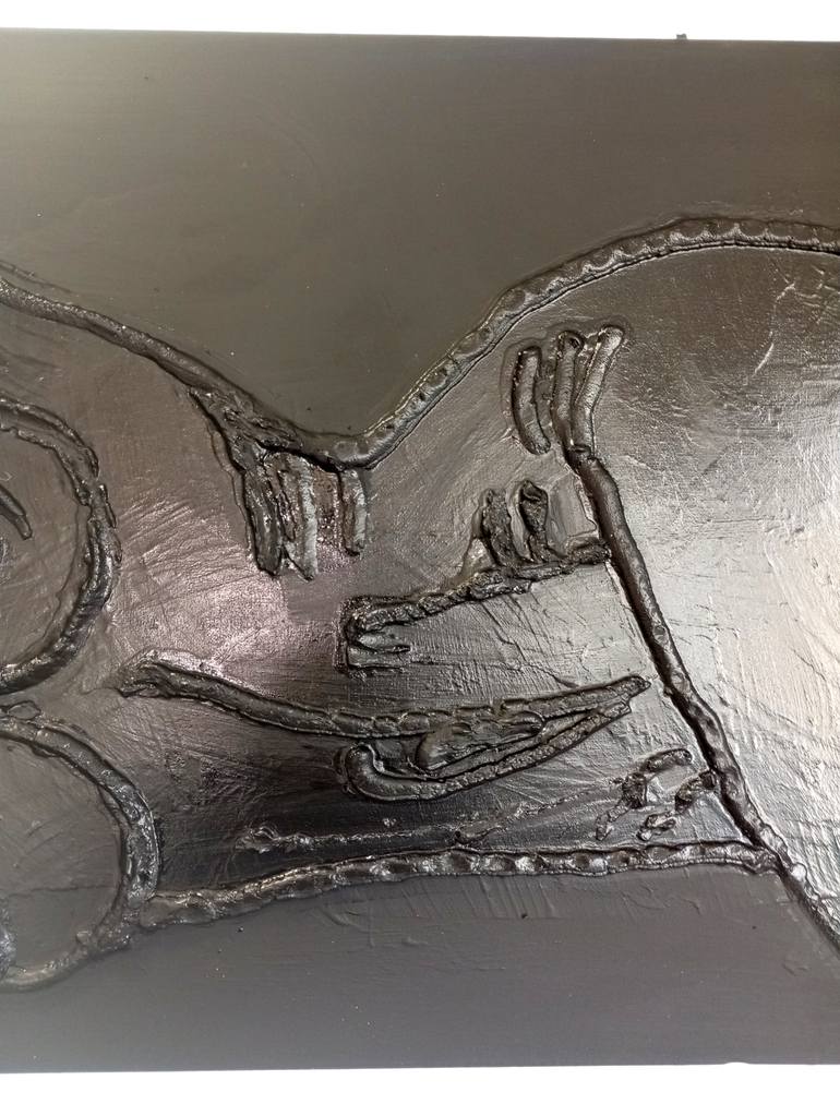 Original Contemporary Nude Painting by Nicole Legendre