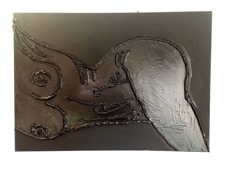 Original Contemporary Nude Painting by Nicole Legendre