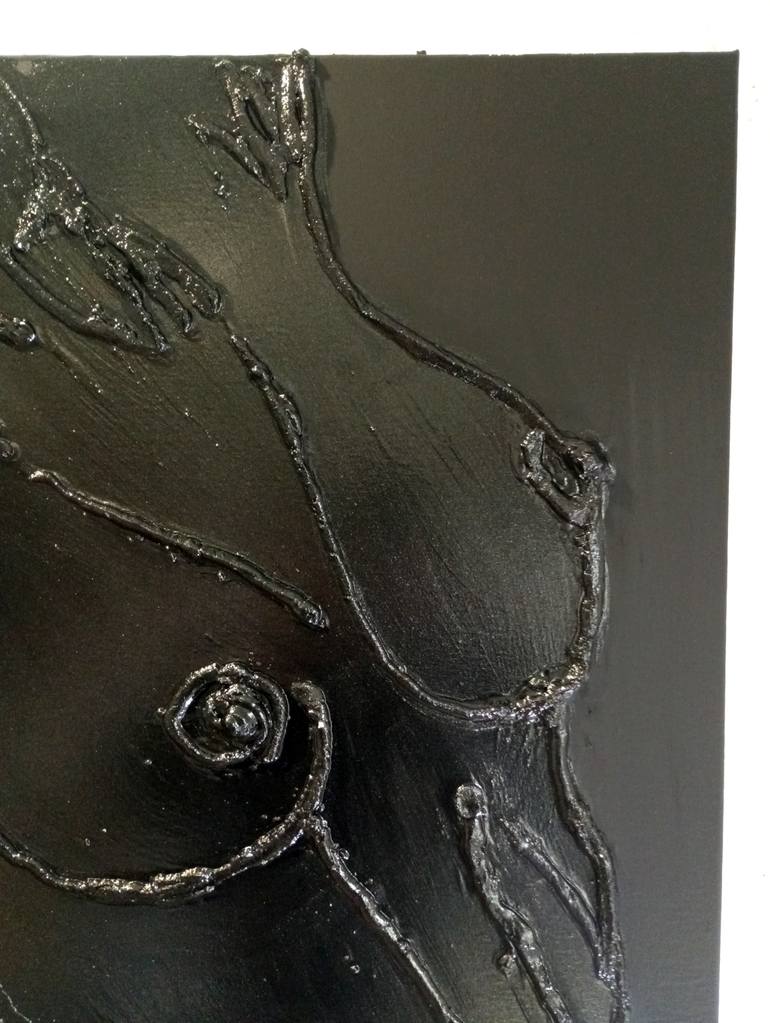Original Minimalism Nude Painting by Nicole Legendre