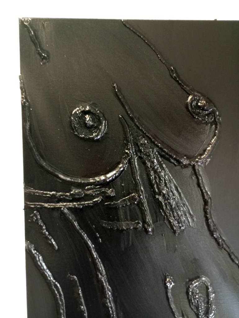 Original Minimalism Nude Painting by Nicole Legendre