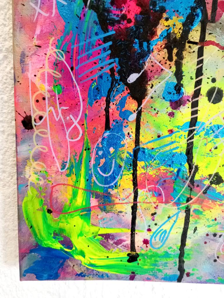 Original Street Art Women Painting by Nicole Legendre