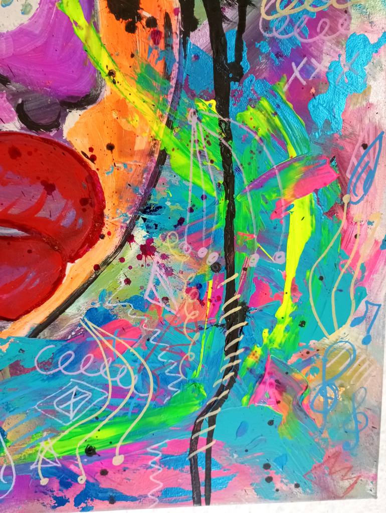 Original Street Art Women Painting by Nicole Legendre