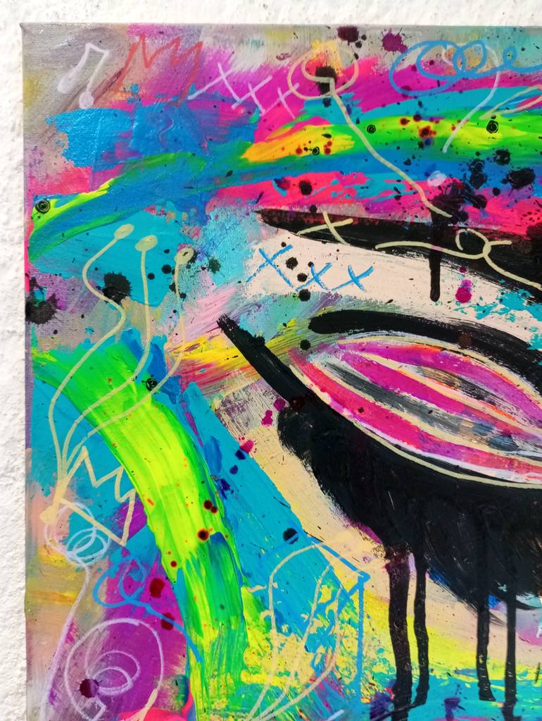 Original Street Art Women Painting by Nicole Legendre