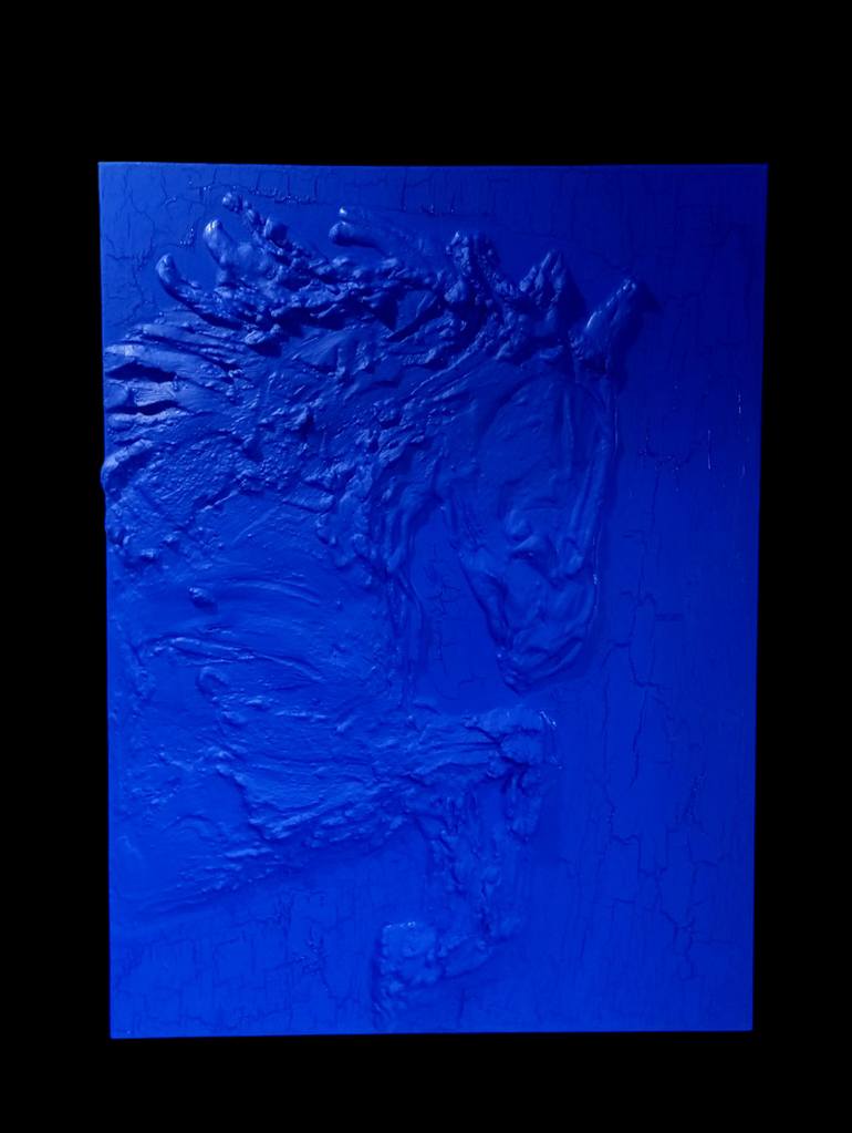 Original Abstract Expressionism Animal Painting by Nicole Legendre