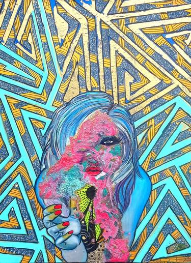 Original Street Art Women Collage by Nicole Legendre