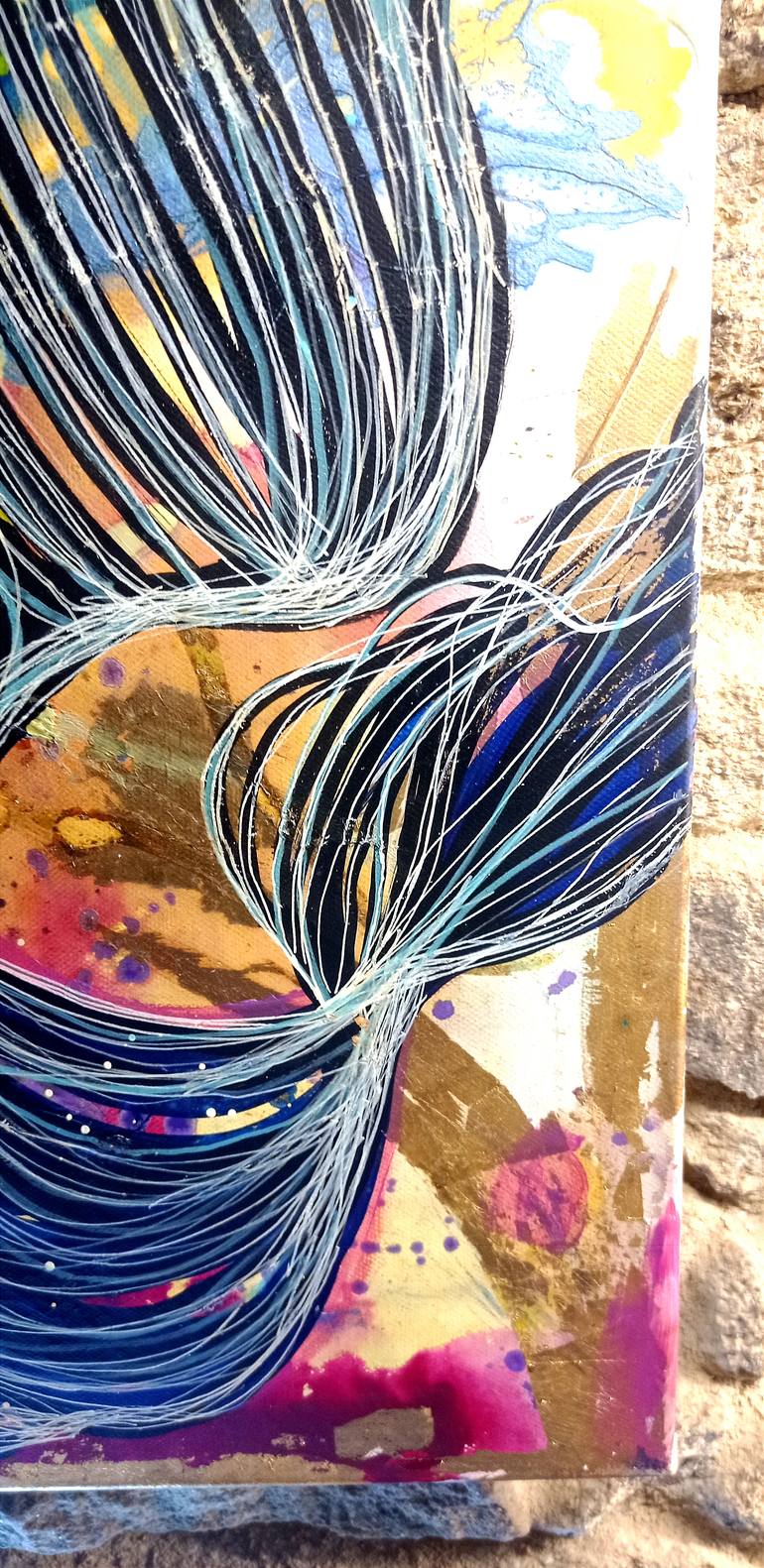 Original Street Art Nature Painting by Nicole Legendre
