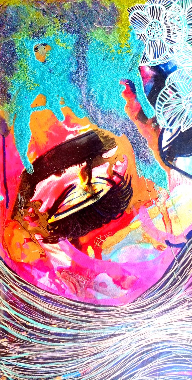 Original Street Art Nature Painting by Nicole Legendre
