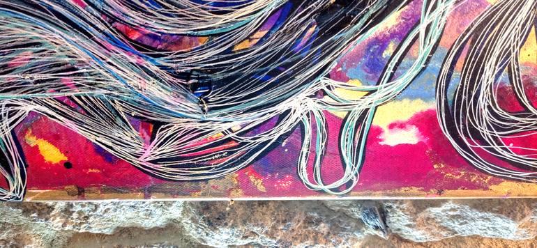 Original Street Art Nature Painting by Nicole Legendre