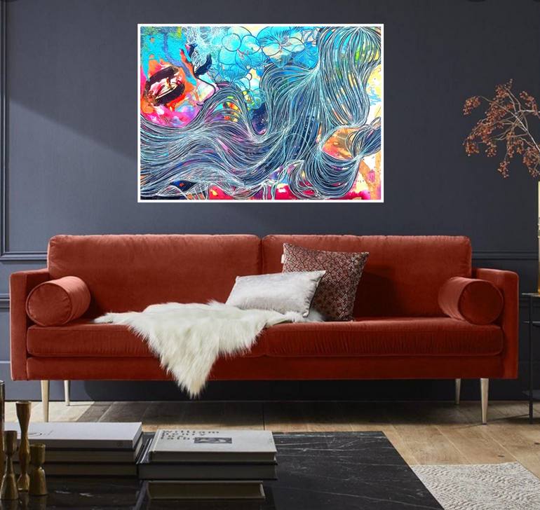Original Street Art Nature Painting by Nicole Legendre