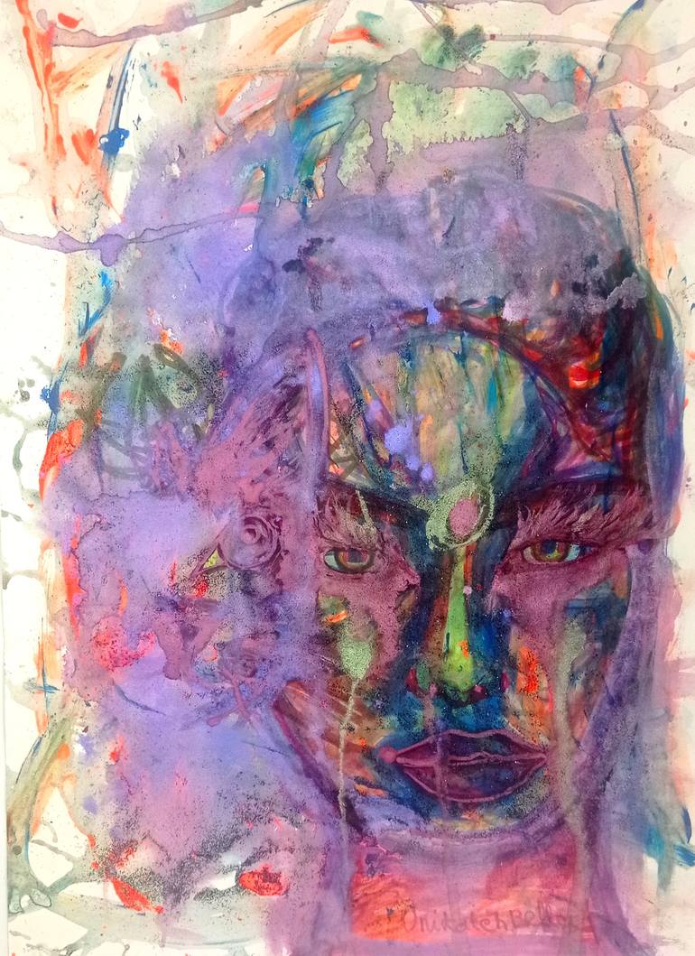 Original Abstract Expressionism Women Paintings by Nicole Legendre