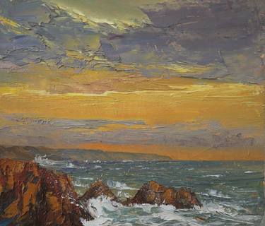 Original Impressionism Seascape Paintings by ROBERTO PONTE