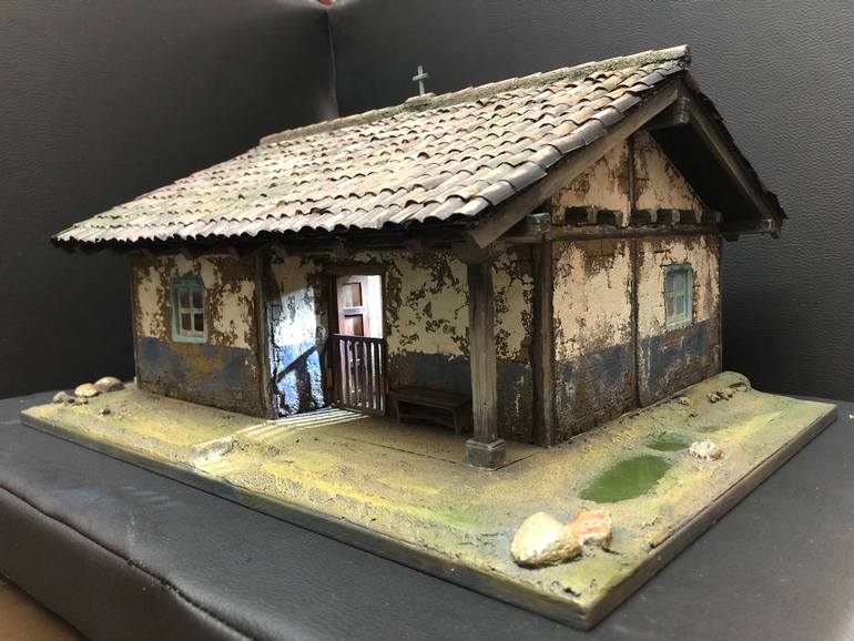 Original Figurative Architecture Sculpture by Mauricio Valdiviezo