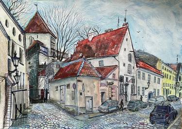 Print of Architecture Paintings by Olga Beltsova