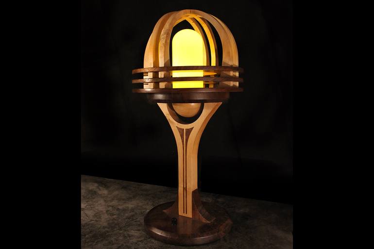 Original Art Deco Light Sculpture by Dan Trachtman