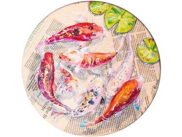 Print of Fish Paintings by Oksana Shevchenko