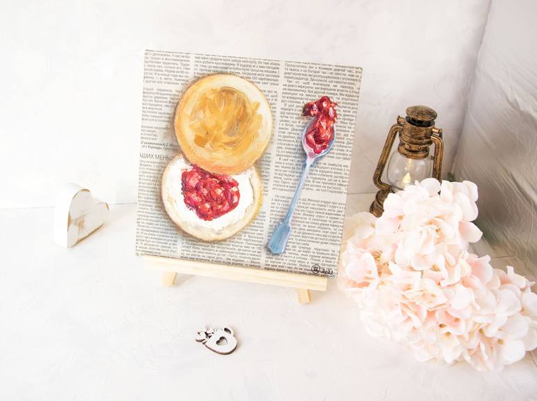 Original Conceptual Still Life Painting by Oksana Shevchenko