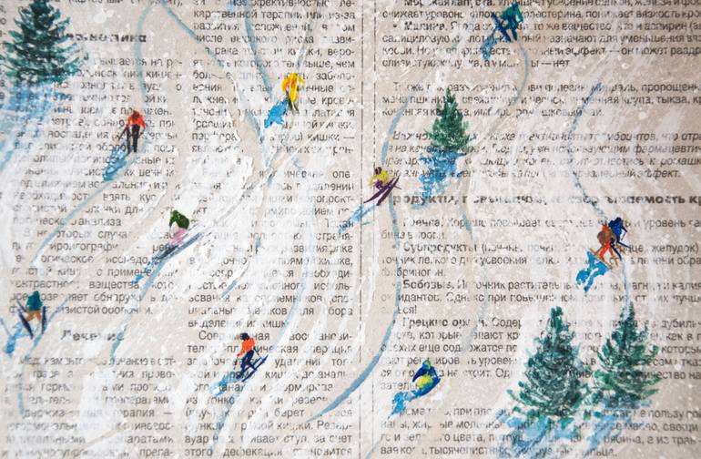 Original Contemporary Sports Painting by Oksana Shevchenko