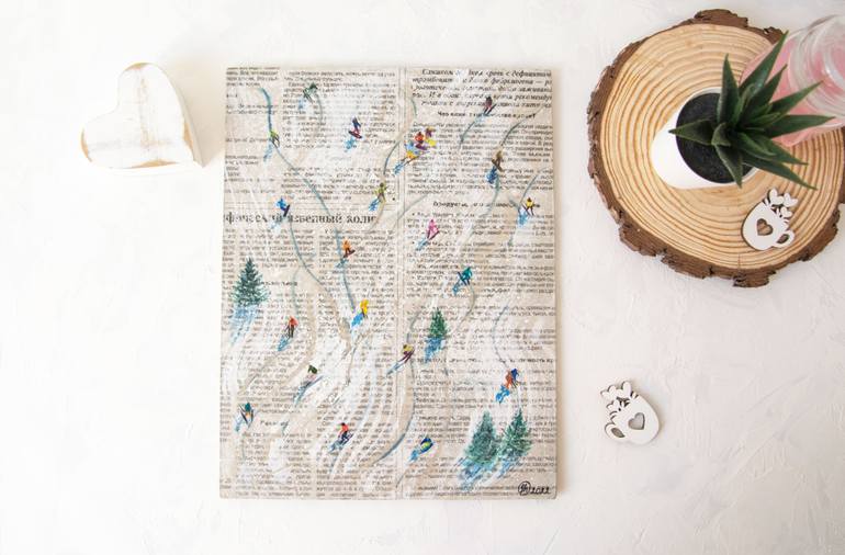 Original Contemporary Sports Painting by Oksana Shevchenko