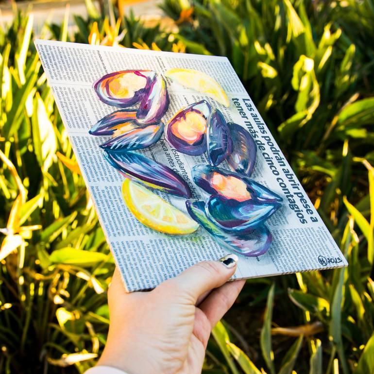 Original Contemporary Food & Drink Painting by Oksana Shevchenko